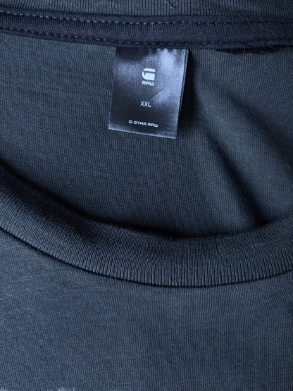 G Shirt brut G. Gris foncé avec imprimé. Taille 2xl / xl.