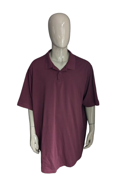 JP1880 POLO. Bordeaux colorato. Dimensione 6xl / xxxxxxl.