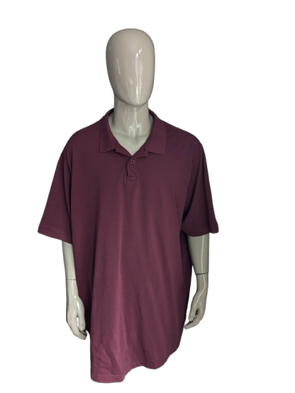 JP1880 POLO. Bordeaux colorato. Dimensione 6xl / xxxxxxl.