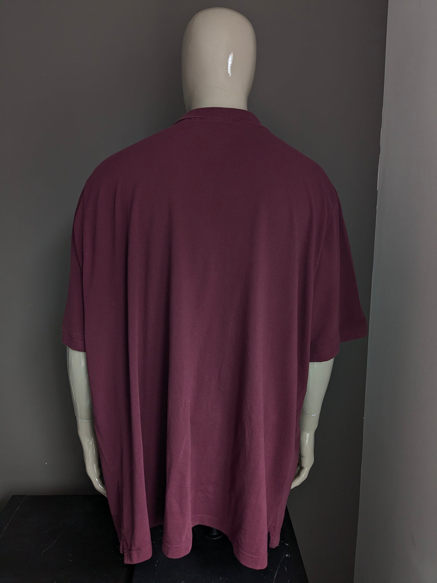 JP1880 Polo. Bordeaux farbig. Größe 6xl / xxxxxxl.