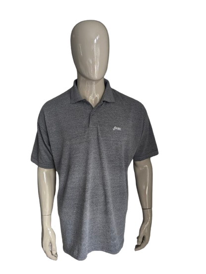 Penn Polo. Gray mélangé. Taille 3xl / xxxl.