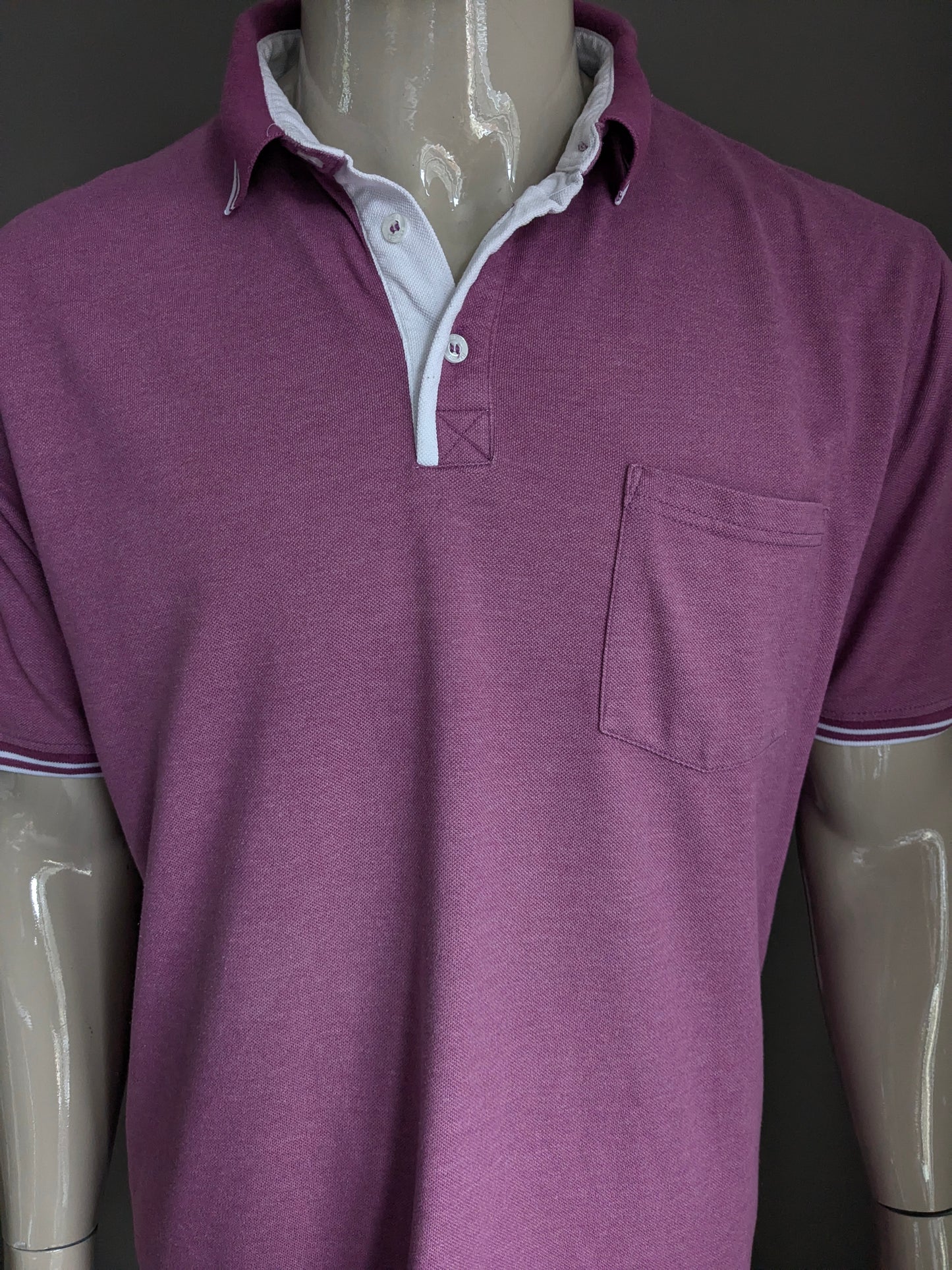 Babista Polo. Coloré lilas. Taille 54 / XL.