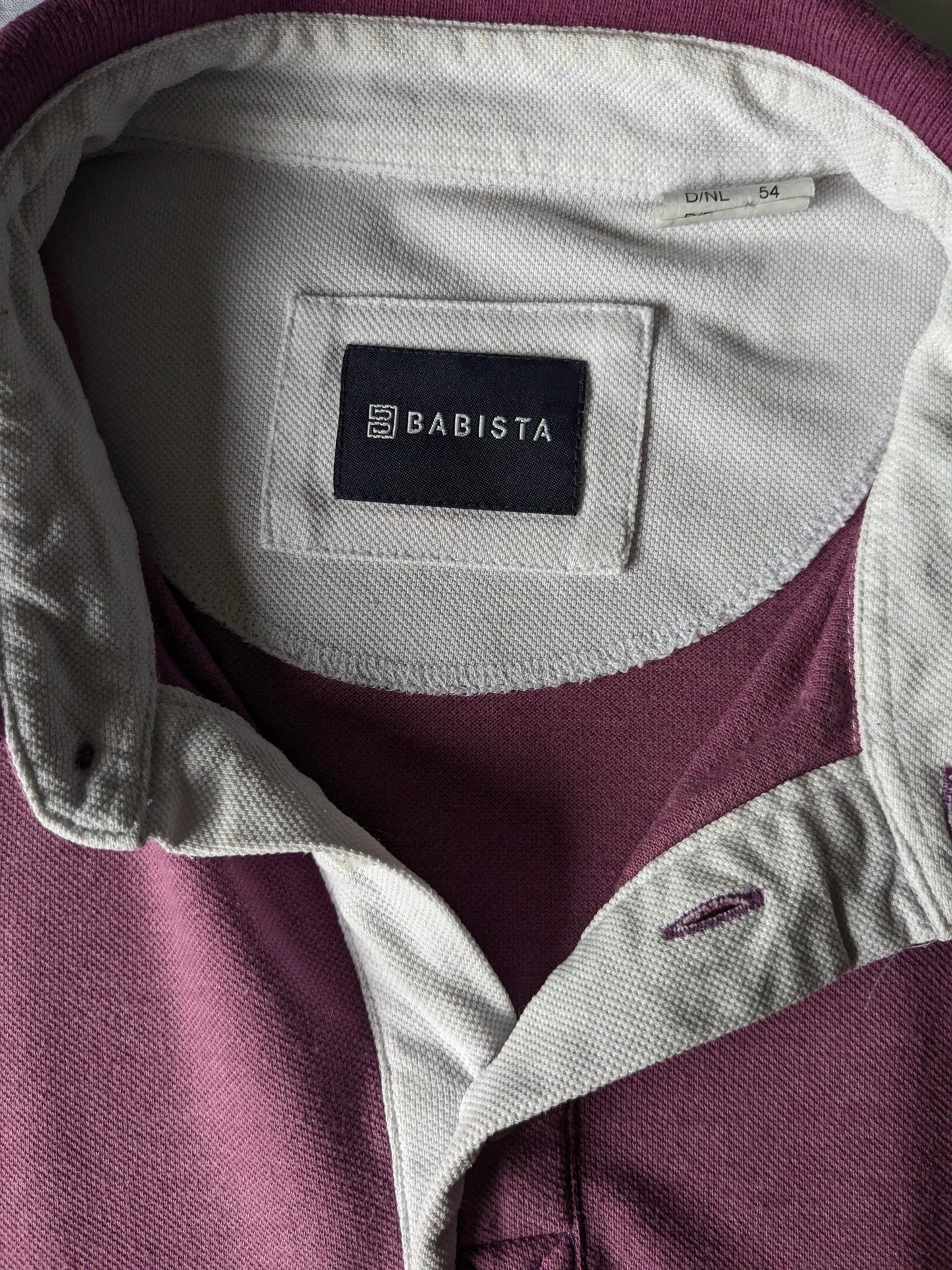 Babista Polo. Lilac colored. Size 54 / XL.