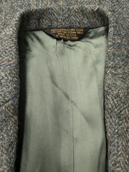 Anderson Little Harris Tweed jacket. Gray green brown mixed. Size 25 (50 / m)