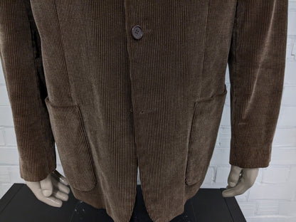 Vintage Angelo Litrico Rib Colbert. De couleur marron. Taille 56 / XL.