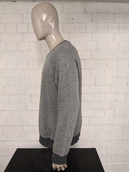 Springfield sweater. Gray motif. Size XL.