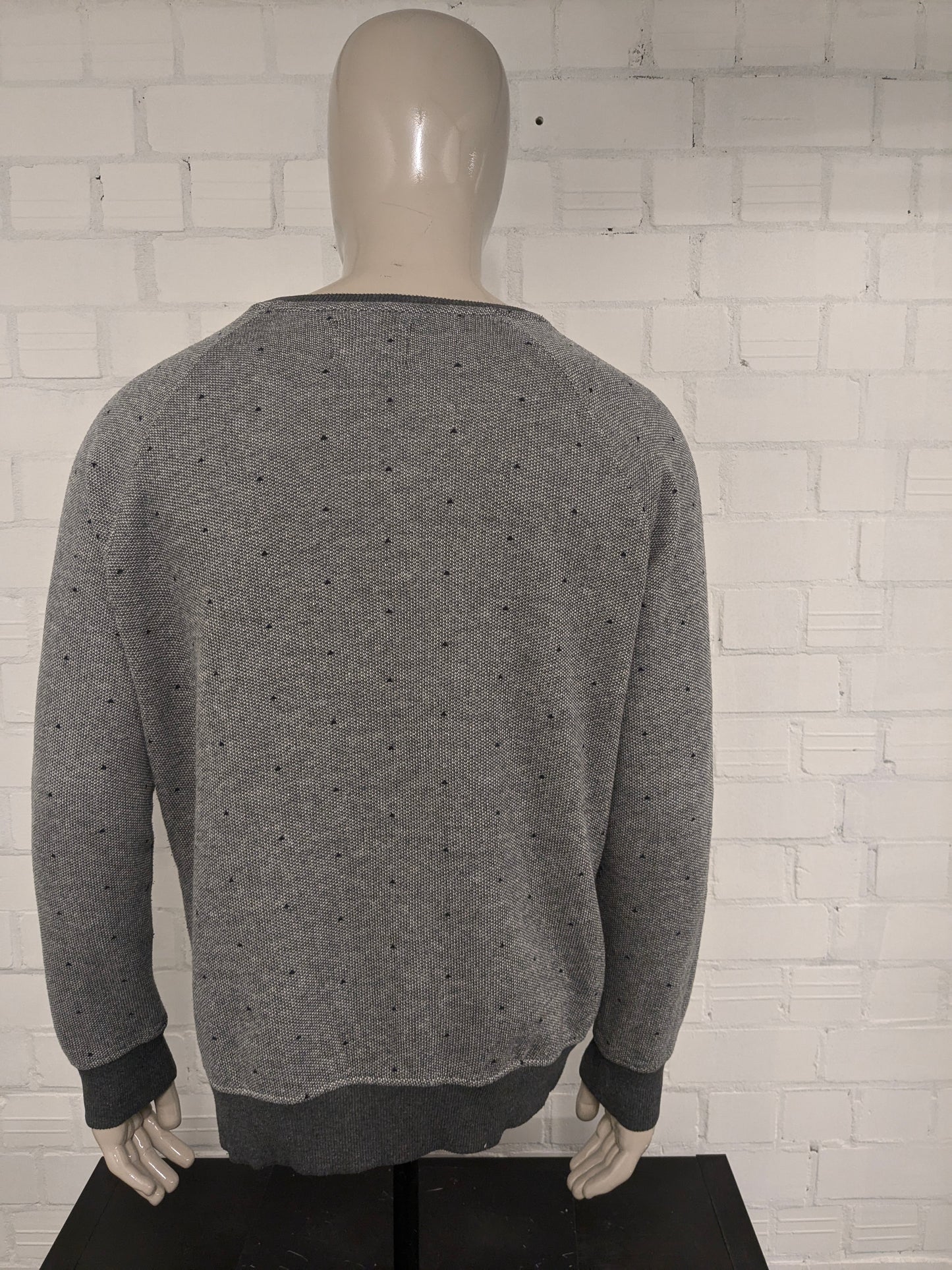 Springfield sweater. Gray motif. Size XL.