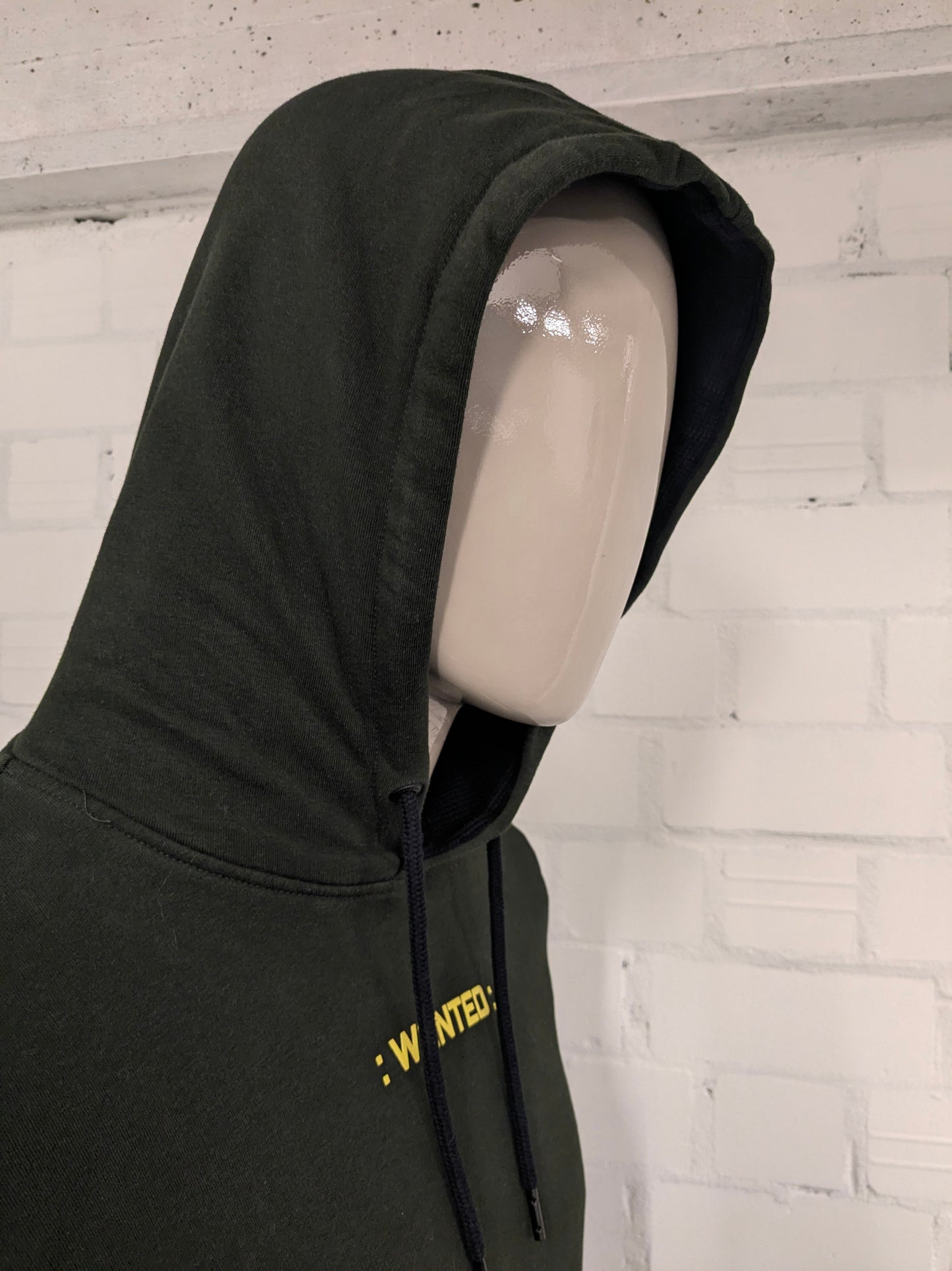 Jack & Jones Terminator Hoodie. Dunkelgrün mit Druck. Größe L.