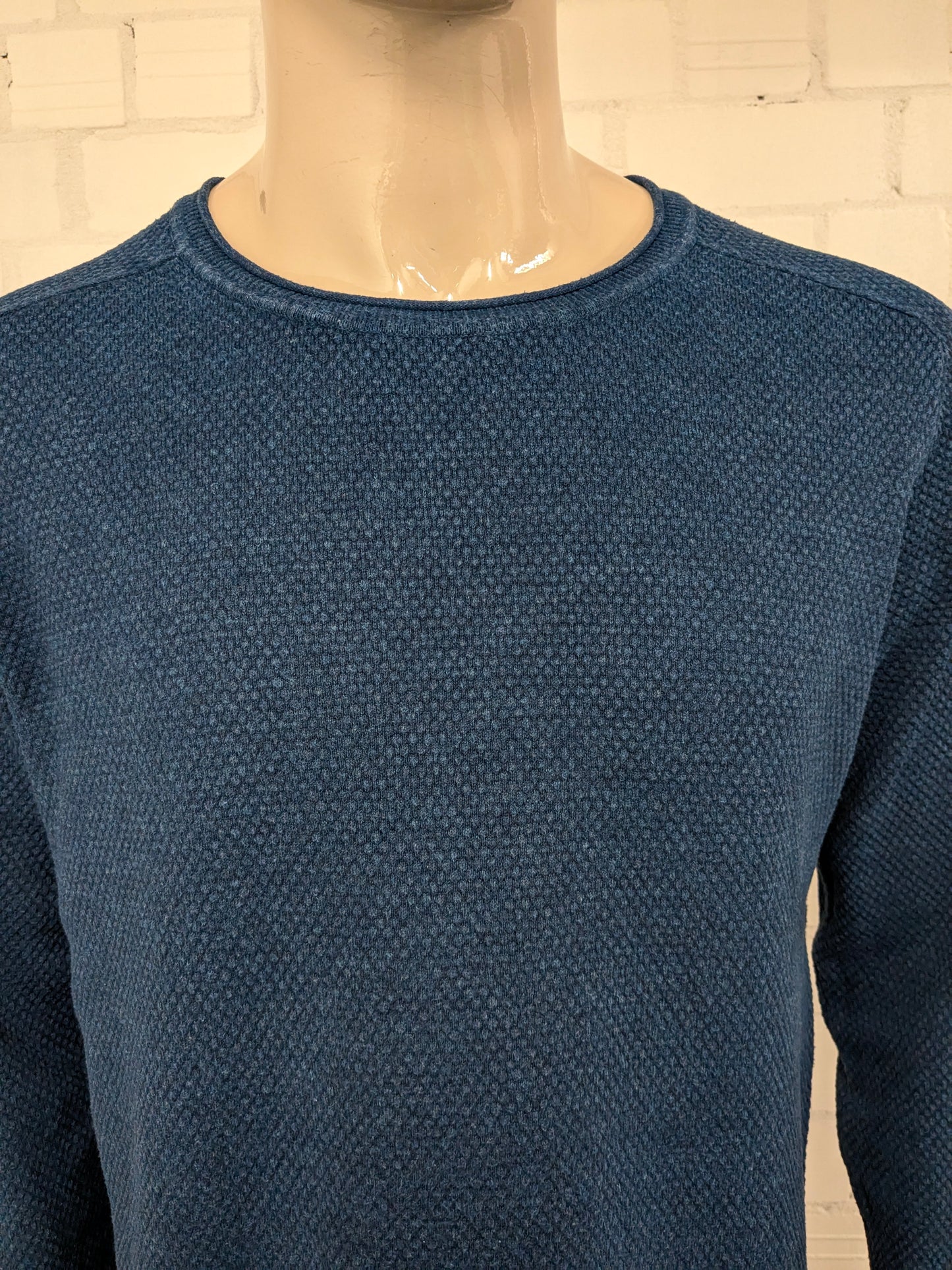 Jack & Jones Premium Sweater. Motivo palpabile blu. Dimensione 2xl / xxl.