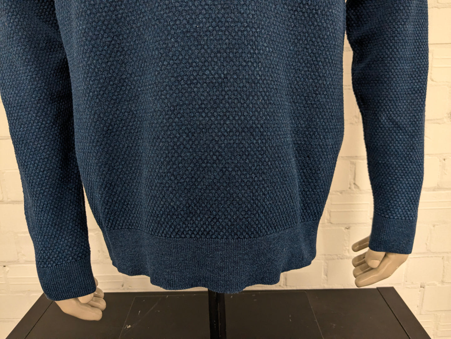 Jack & Jones Premium Sweater. Motivo palpabile blu. Dimensione 2xl / xxl.