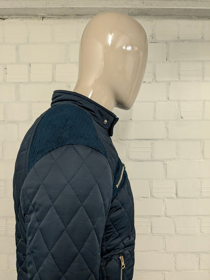 Wam Denim Winter jas. Donker Blauw gekleurd. Maat XL.