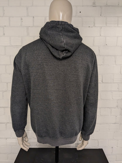 Champion Hoodie. Dark gray mixed. Size L.