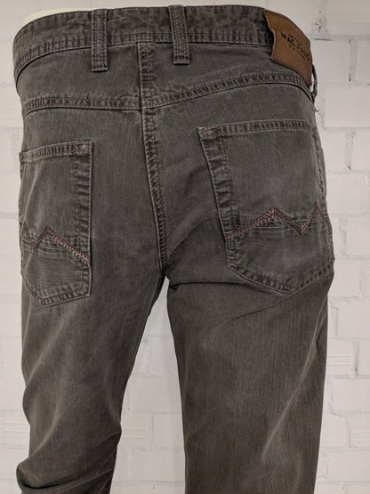 Mac Jeans broek. Groen motief. Maat W32 - L34. Modern Fit.