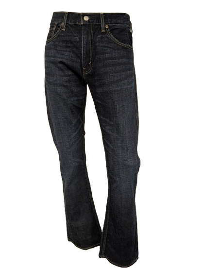 Levi's 527 Flared Jeans. Donker Blauw gekleurd. Maat W34 - L32.