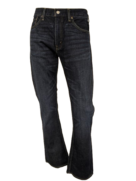 Levi's 527 Flared Jeans. Donker Blauw gekleurd. Maat W34 - L32.