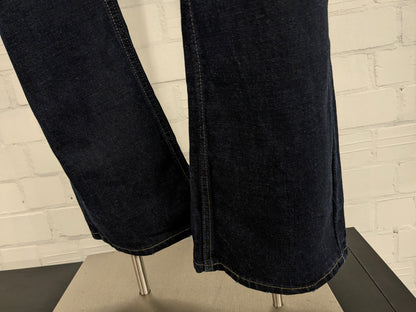 Levi's 527 Flared Jeans. Donker Blauw gekleurd. Maat W34 - L32.