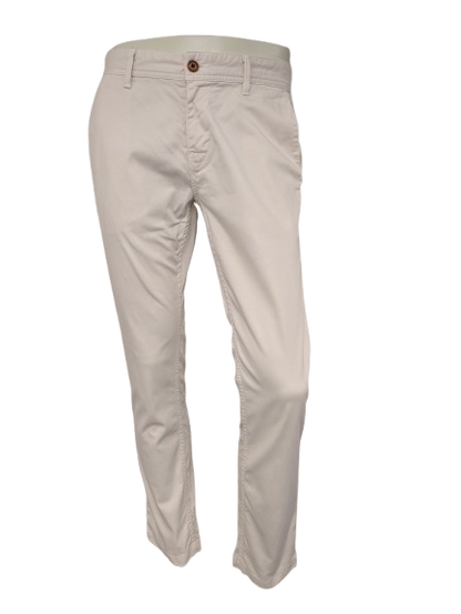 Hugo Boss Orange broek. Beige gekleurd. Maat W34 - L32. Slim Fit.