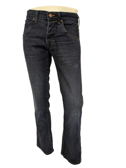 Wrangler jeans. Donker Blauw gekleurd. Maat W34 - L34. type Crank.