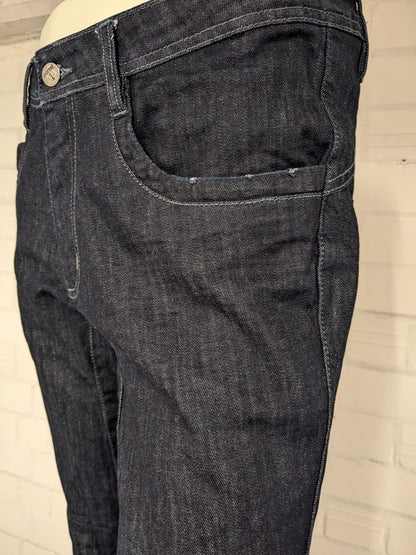 Highway1 -Jeans. Dunkelblau gefärbt. Größe W33 - L34.