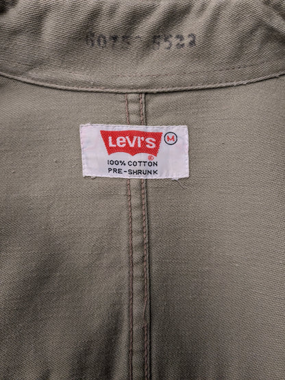 Vintage Levi's overhemd pre shrunk. Beige gekleurd. Maat M.