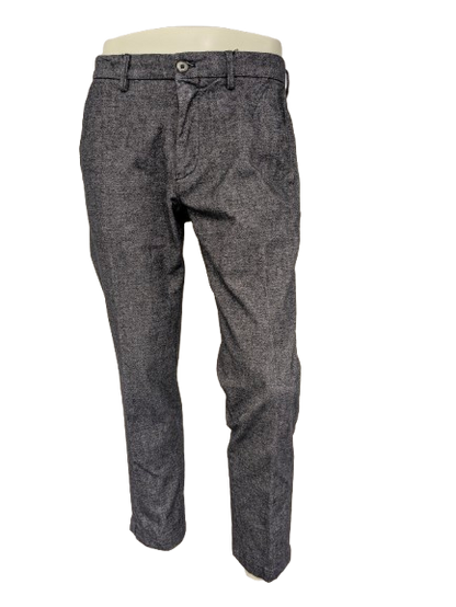 Masons Pantalon. Zwart  Wit gemêleerd. Maat 52 / L.