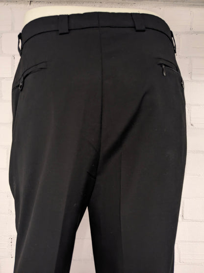 Kingfield pantalon. Zwart gekleurd. Maat 54 / XL. Comfort Stretch.