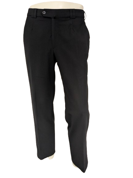 Meyer broek / pantalon. Zwart gekleurd. Maat 24 (48 / M). stretch.