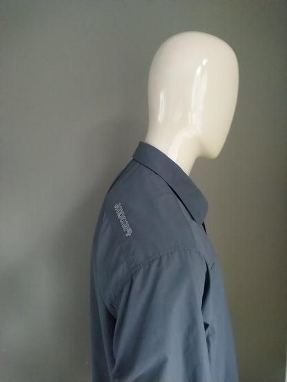 Camicia all'aperto TOG24. Grigio. Taglia 2XL. 100% poliammide.