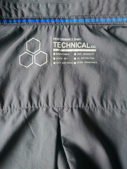 TOG24 outdoor overhemd. Grijs. Maat 2XL. 100% Polyamide