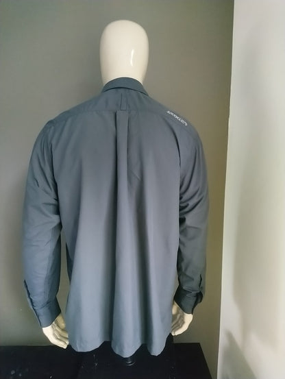 Camicia all'aperto TOG24. Grigio. Taglia 2XL. 100% poliammide.