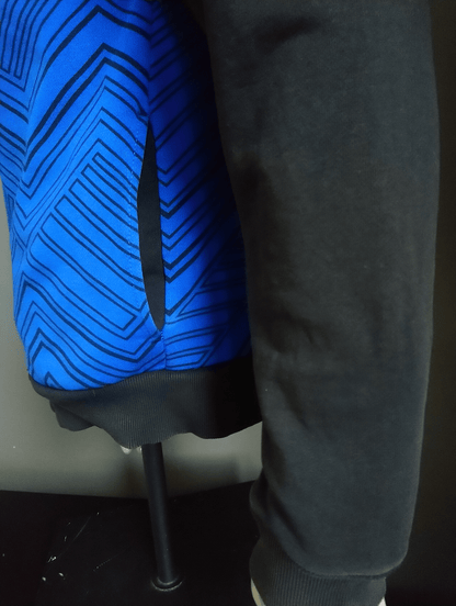 Bjorn Borg vest met capuchon. Blauw Zwart gekleurd. Maat M. - EcoGents