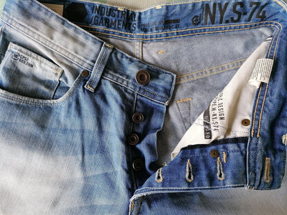 Capsize Rough Denim jeans. Licht Blauw gekleurd. Maat W28-L28. Type "Connor" - EcoGents