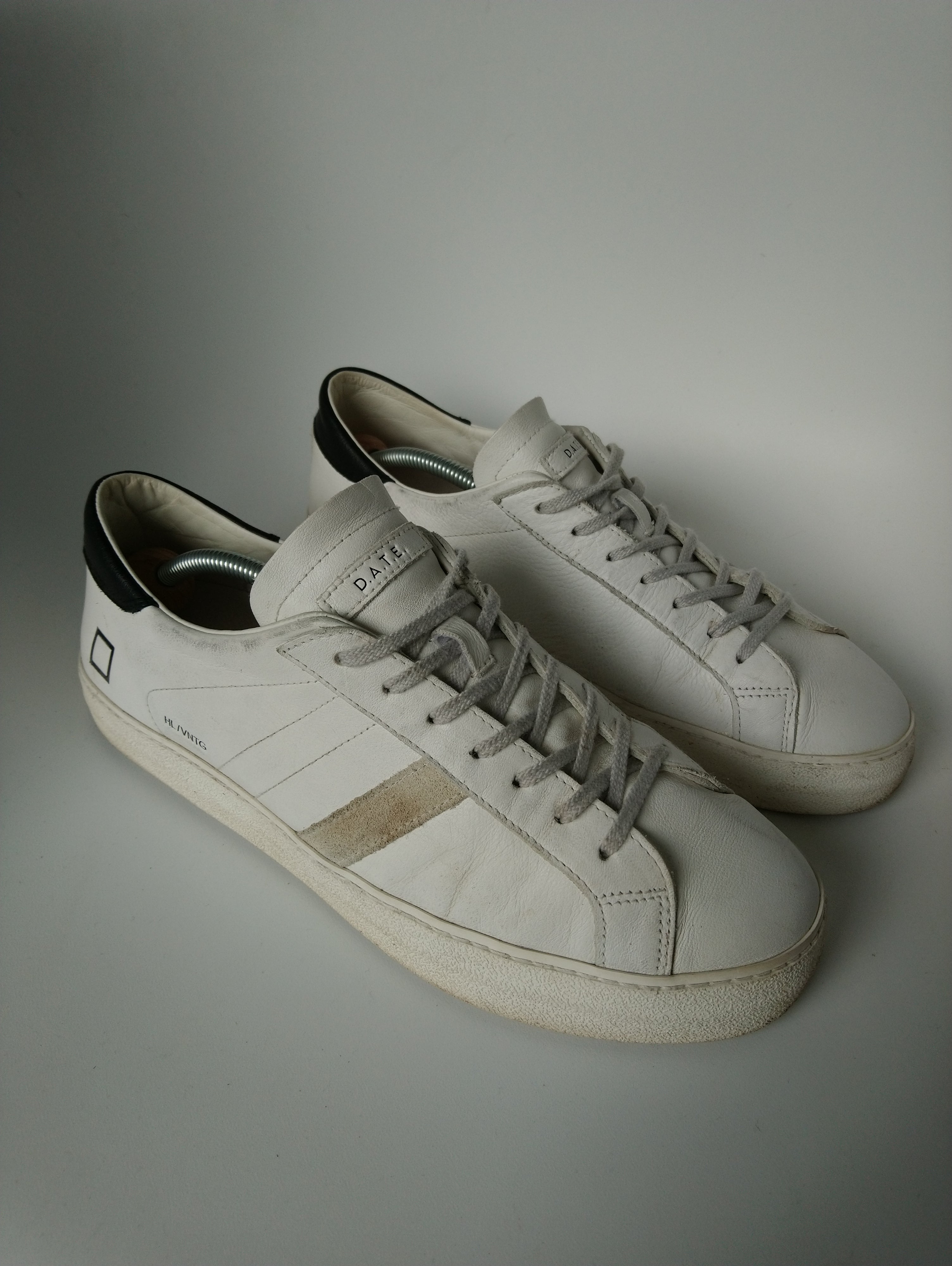 D.A.T.E. leren sneakers. Wit gekleurd. Maat 44. EcoGents