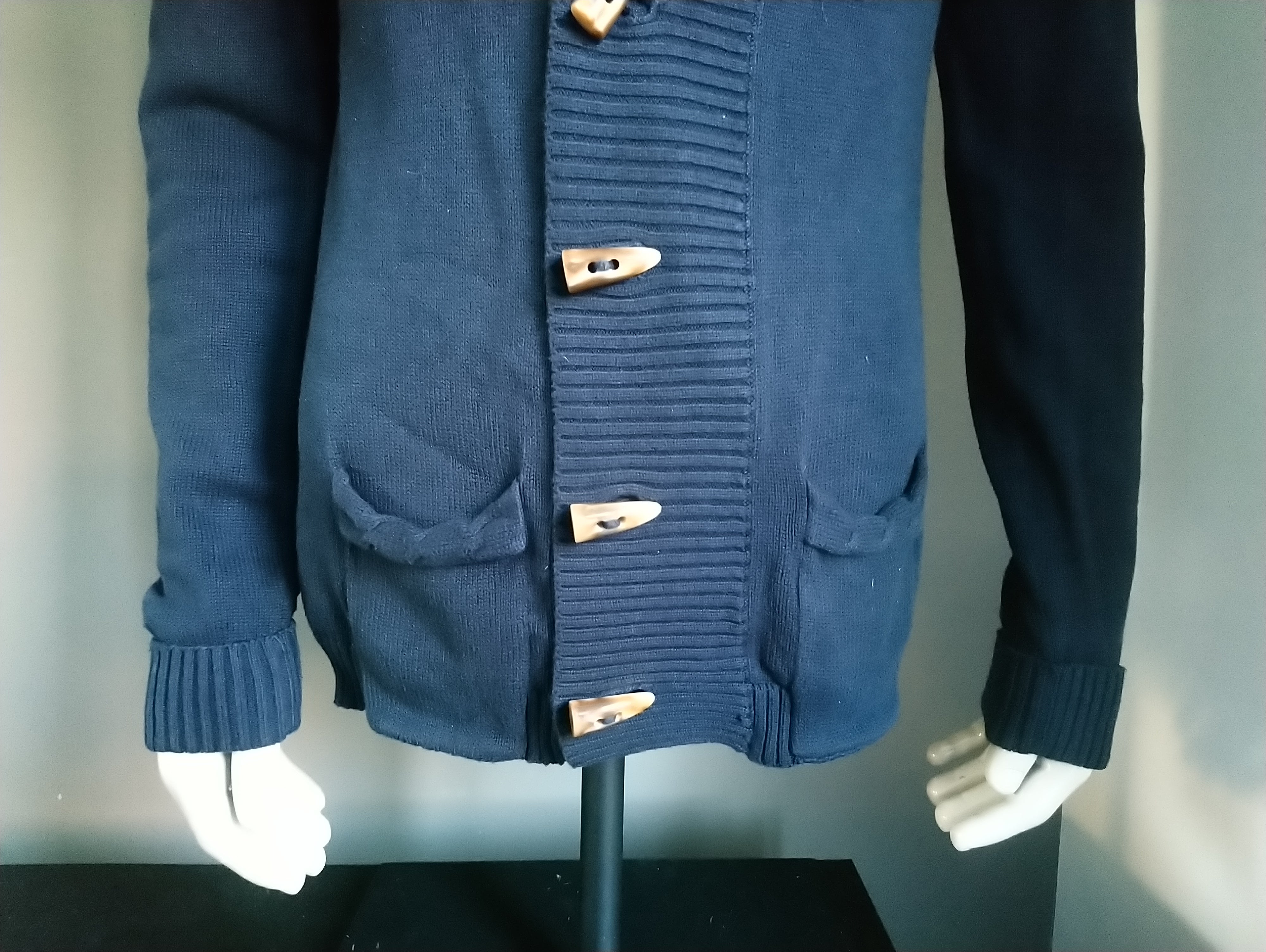 Cardigan bleu zara hot sale