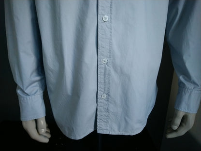 Chemise de mangue. Gris clair de couleur. Taille 2xl / xxl. Slim Fit.