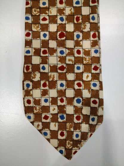 Vintage milka silk tie. Nice vintage motif.