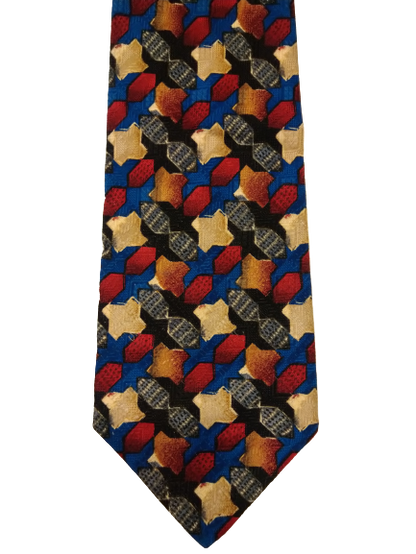 Vintage Claudy polyester tie. Nice vintage motif.