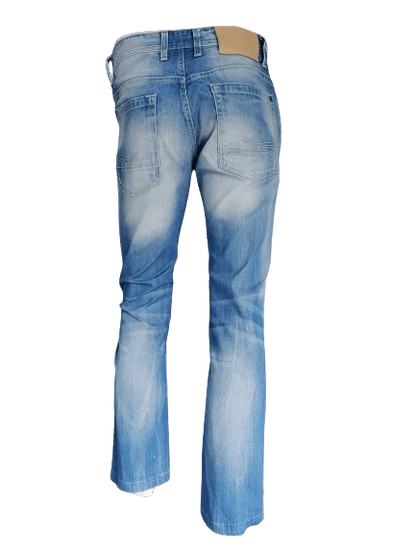 Capsize Rough Denim jeans. Licht Blauw gekleurd. Maat W28-L28. Type "Connor" - EcoGents