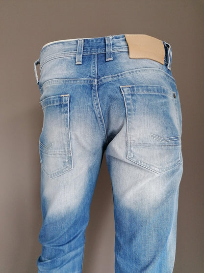 Capsize Rough Denim jeans. Licht Blauw gekleurd. Maat W28-L28. Type "Connor" - EcoGents