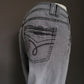 Zoi denim jeans. Gray colored. Stretch. Size W34 - L30