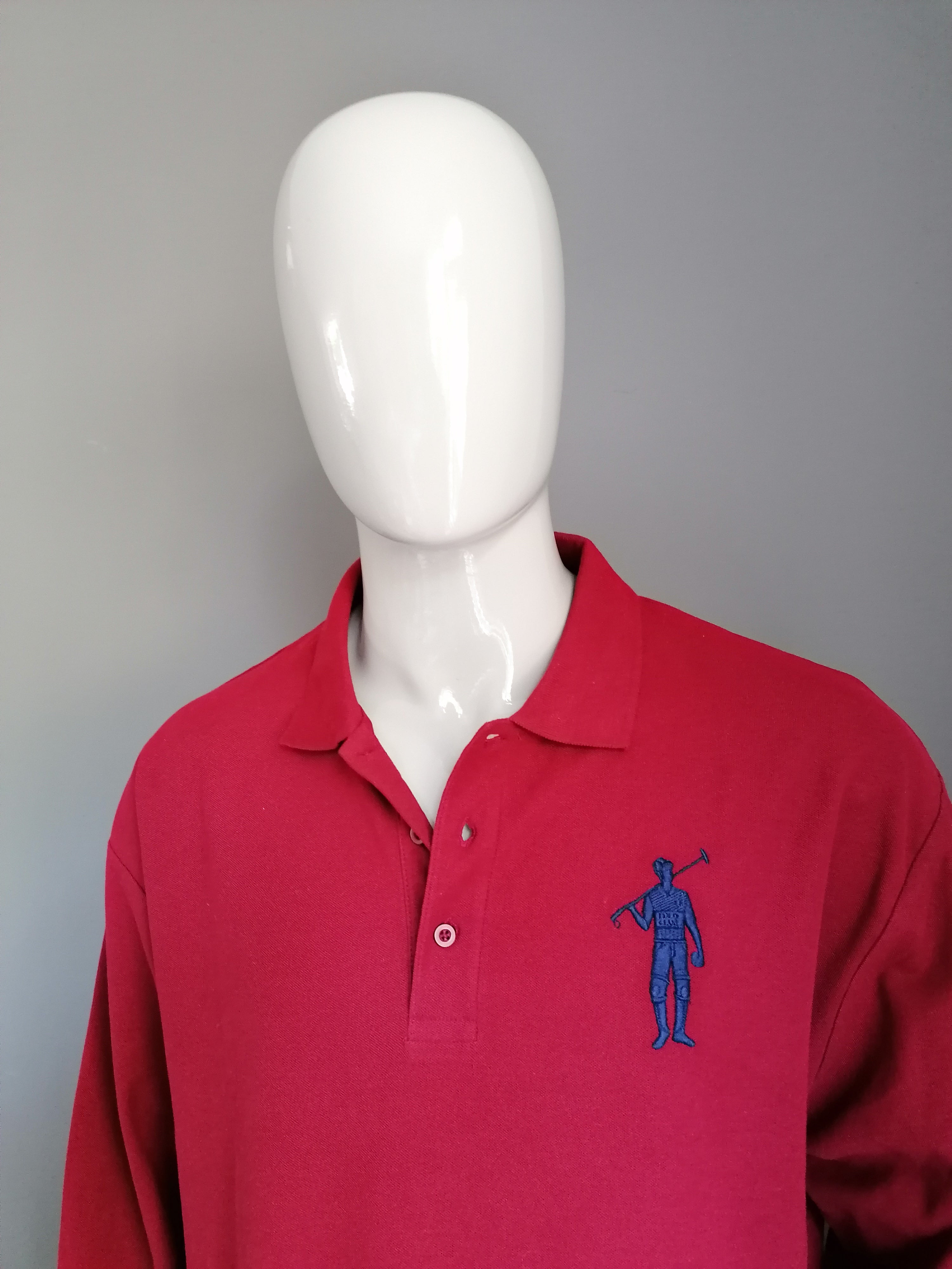 Polo Club Polotrui. Bordeaux color . Taille XXXL 3XL EcoGents