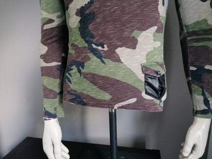 Eksi Bir Longsleeve with hood. Camouflage print. Size M / S