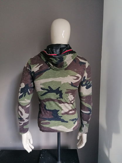 Eksi Bir Longsleeve with hood. Camouflage print. Size M / S