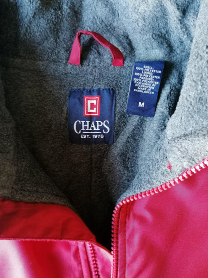 Chaps Bodywarmer met Fleece voering. Rood gekleurd. Maat M. - EcoGents