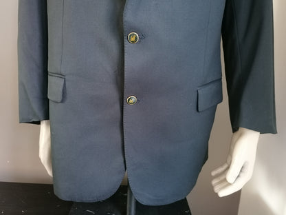 Vintage Burberry London London Woolen Chaqueta. Azul oscuro. Tamaño 56 / XL. Super 100 y botones hermosos!