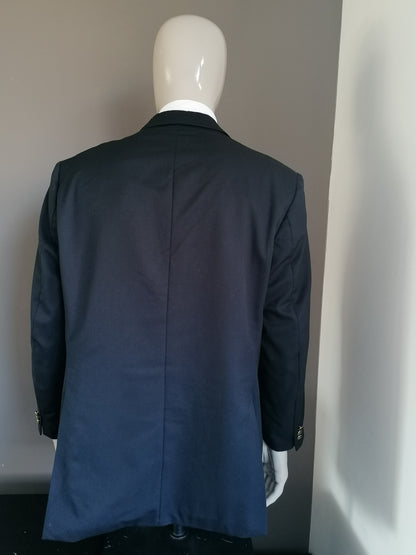 Vintage Burberry London London Woolen Chaqueta. Azul oscuro. Tamaño 56 / XL. Super 100 y botones hermosos!