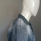 Blue Ridge jeans-look overhemd met drukknopen. Grijs gekleurd. Maat L.