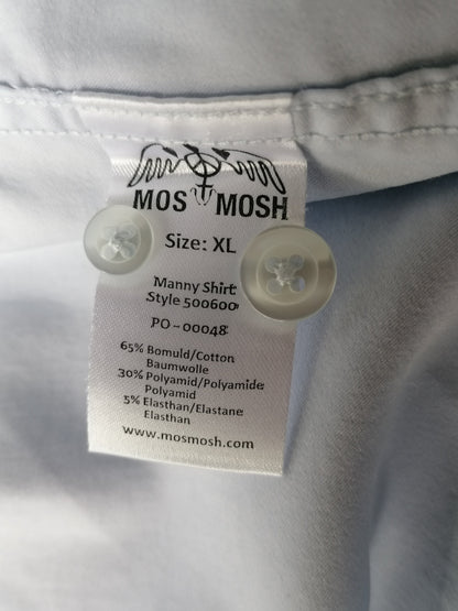 Mosh mm & dans la chemise. Couleur bleu clair. Taille xl. Extensible. Slim Fit.