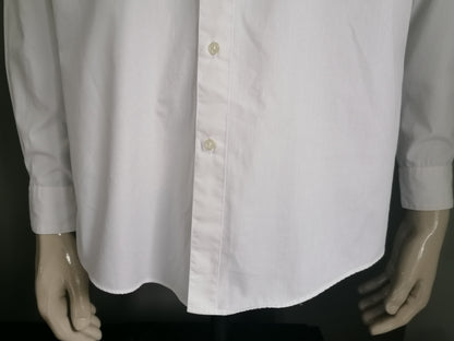 Chemise Perry Ellis. Blanc. Taille 42 / L. 65% de coton et 35% de polyester.