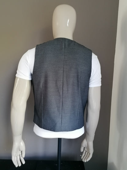 Carter y Davis Gilet. Motivo gris mezclado. Tamaño 54 / l